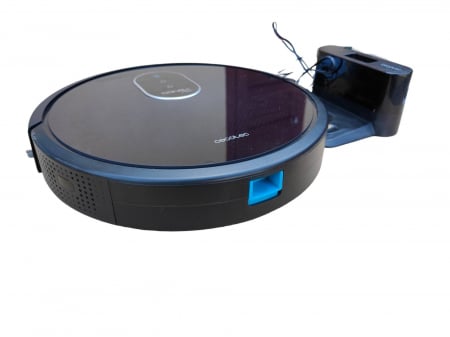 Aspirator robot Cecotec Conga 1790 Titanium. iTech SmartGyro, aspirator, mop, 2100 Pa, aplicație cu hartă, perie pentru animale, Alexa și Asistent Google [1]