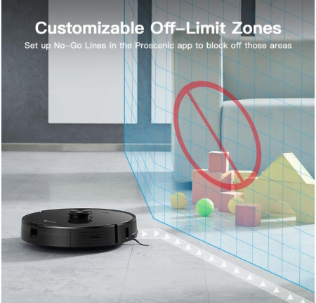 Aspirator robot Proscenic M7 Pro, 2700 Pa, negru [3]