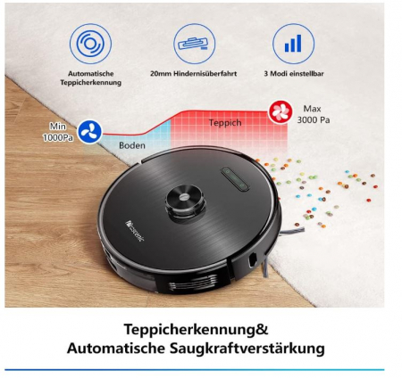 Aspirator robot Proscenic M8, navigare cu laser LDS [8]