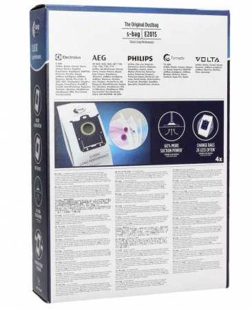 Set 4 saci de aspirator E201S, ELECTROLUX 9001684589, CLASSIC LONG PERFORMANCE [1]