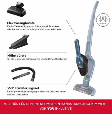 Aspirator vertical fără fir AEG Ergorapido CX7-2-I360 2 în 1 fără sac cu lumini LED [3]