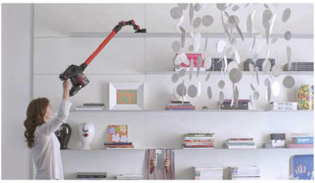 Aspirator vertical fără fir Hoover 22V, 40 Min, 0.7L, fără sac [5]