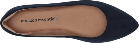 Balerini cu vârf ascuțit pentru femei Amazon Essentials, bleumarin, 40.5 [4]