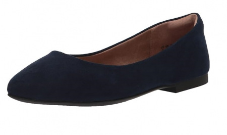 Fashion - Balerini cu vârf ascuțit pentru femei Amazon Essentials, bleumarin, 40.5