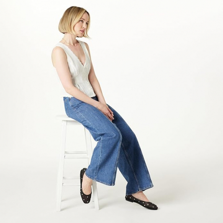 Balerini dama The Drop, plasa neagra cu strasuri [4]