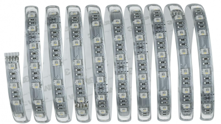 Banda LED RGB Paulmann 3m, 20W, alb, 50081 [3]