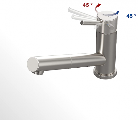 Baterie bucătărie Villeroy & Boch Como Sky 927800LC, înaltă presiune, oțel inoxidabil solid [5]