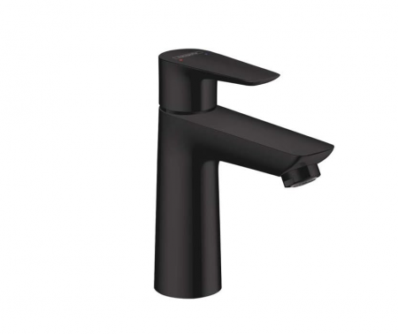 Casa, Gradina & Bricolaj - Baterie chiuveta Talis E Hansgrohe, robinet baie cu inaltime 110 mm, negru mat