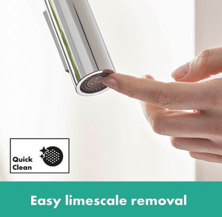 Baterie de chiuveta Hansgrohe Focus M41, extensibila, 2 tipuri de jeturi, crom [5]