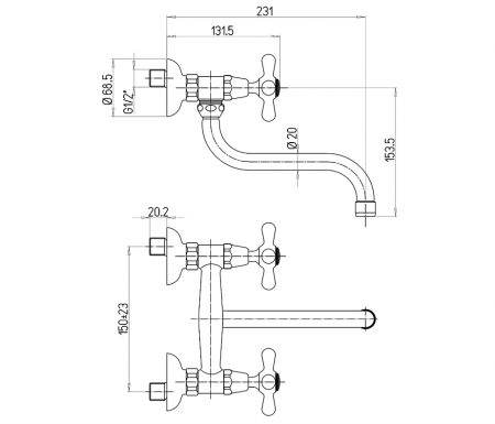 Baterie de perete LIBERTY 501 [1]