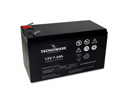 TOATE PRODUSELE - Acumulator etanșat cu plumb-acid Tecnoware 12V 7,2 Ah