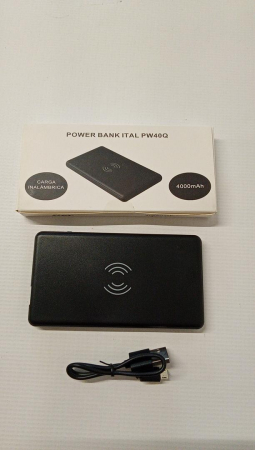 Baterie externa ITAL cu 4000 mAh, 1 x port USB-A, 1 x port micro-USB [1]