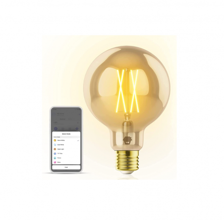 Corpuri iluminat - Bec inteligent Chuango G95G E27 Globe Retro Edison Wifi 6,5W