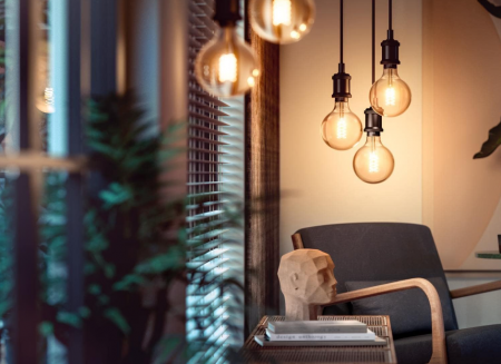 Bec inteligent Philips Hue White Ambiance Filament G125, E27 Edison [5]