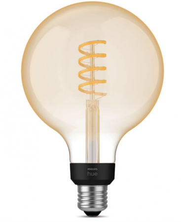 Bec inteligent Philips Hue White Ambiance Filament G125, E27 Edison [2]