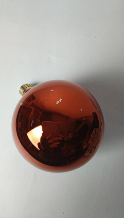 Bec LED dimabil EGLO, vintage, E27, 4 wați, 30 lumeni, alb cald, 2000k, G125, Ø 13cm [1]