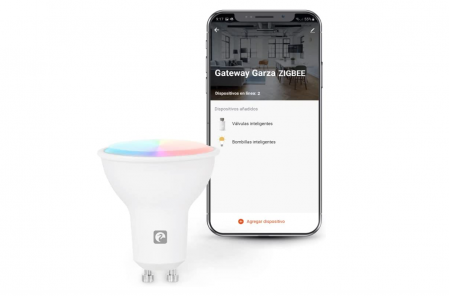 Iluminat & Electrice - Bec LED Inteligent Garza Zigbee Dicroic GU10, 4,5 W (echivalent cu incandescență de 40 W), necesită Bridge/Bridge, RGB + CCT