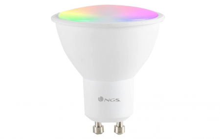 Corpuri iluminat - Bec LED inteligent NGS GLEAM510C Wi-Fi RGB+W, 5W GU10 460LM