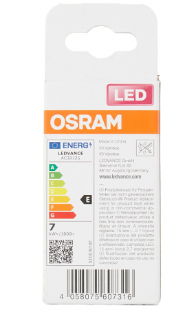 Bec OSRAM LED Superstar Special T Slim, E14, alb cald (2700 K), 60 W [3]