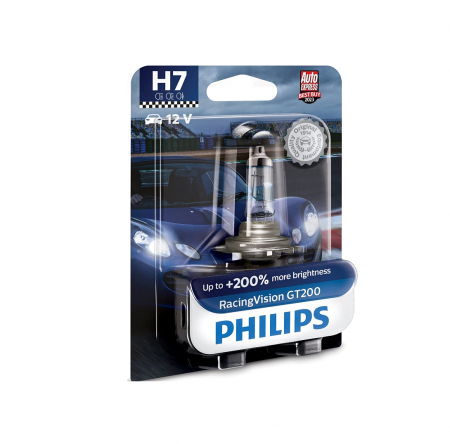 Electronice Auto - Bec pentru far auto Philips 573130 RacingVision GT200 H7 +200%
