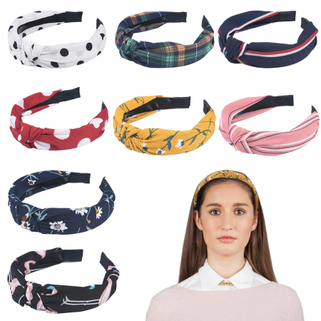 Bentiță de yoga - bentiță retro din material textil pentru femei/fete [7]