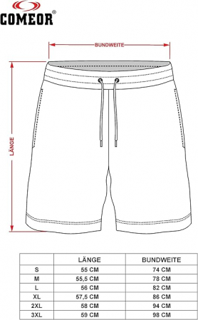 Bermude pentru bărbați Comeor, negru, marime S [5]