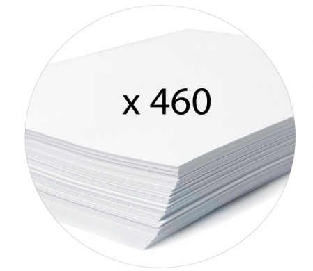 Biblioraft Exacompta 53955E 320 x 300 mm, pentru documente A4+, polipropilenă, 2 inele, alb [5]