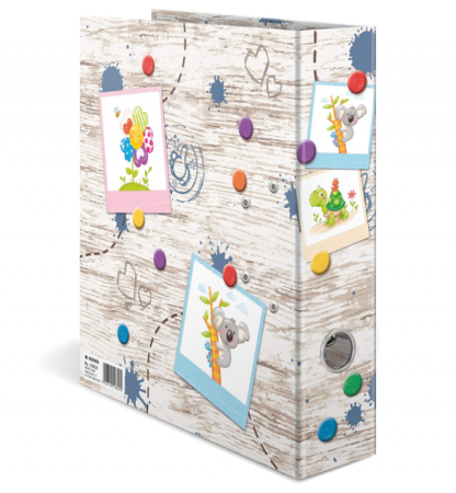 Biblioraft HERMA, A4, Cotor 70 mm, model cu imprimeu pentru copii [3]