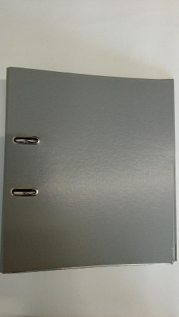 Biblioraft Kangaro cu Cotor de 7,5 cm, Dimensiunea A4, Gri [1]