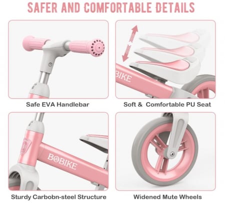 Bicileta fara pedale pentru copii MHCYLION, pentru echilibru, 1.5-4 ani, până la 25 kg [6]