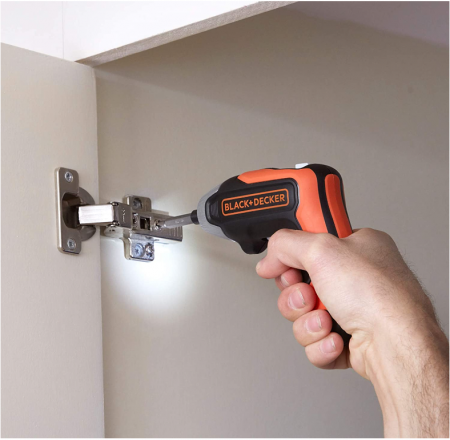 BLACK+DECKER BCF611CK Masina de insurubat fără fir 3,6 V(1,5 Ah) litiu 5,5 Nm, Portocaliu [3]