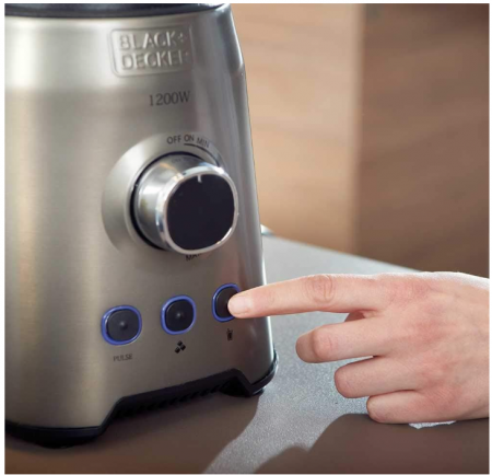 Blender Black+Decker BXJB1200E, 1200W, recipient sticla 1.5 L, 3 programe, oțel inoxidabil [4]