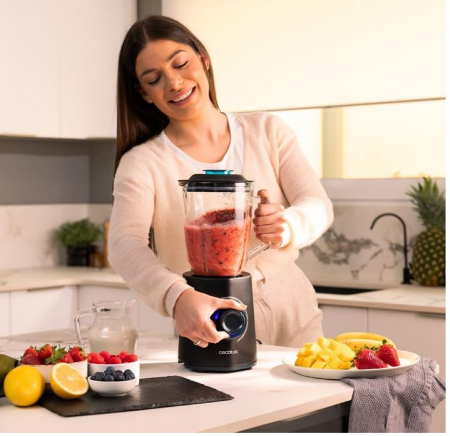 Blender Cecotec Power Black Titanium 2300MAX Mix Go, 1.5L, 5 viteze [5]