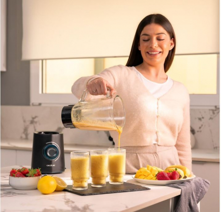 Blender Cecotec Power Black Titanium 2300MAX Mix Go, 1.5L, 5 viteze [6]