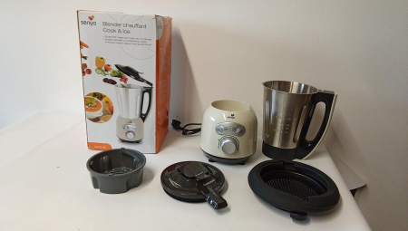 Blender cu încălzire Senya Cook & Ice V3 din oțel inoxidabil, SYCP-HB008CA [1]