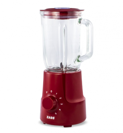 Blender de masa Zass ZSB 10 RL Red Line, 500W, Vas din sticla termorezistenta de 1,5L , 5 trepte de viteza [1]