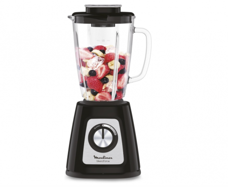 Blendere & Tocatoare - Blender Moulinex LM430810, bol de sticlă 1.75 L, 800 W