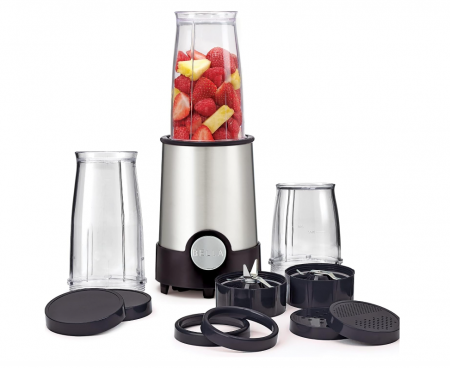 Blender pentru smoothie-uri si bauturi BELLA 240 W, 400 ml, din oțel inoxidabil/negru [0]
