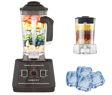Electrocasnice pentru Bucatarie - Blender profesional SOKANY SK-666, 5000W, negru