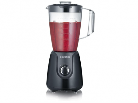 Blendere & Tocatoare - Blender Severin SM 3707 cu recipient, 1.5L, 600W, negru