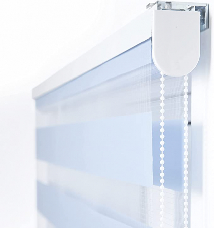 BLINDECOR Jaluzele elegante de zi și de noapte Lira, 100 x 250 cm ALBASTRU [1]