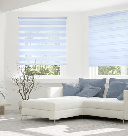 BLINDECOR Jaluzele elegante de zi și de noapte Lira, 100 x 250 cm ALBASTRU [3]