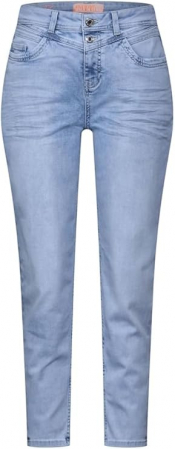 Blugi cu talie inalta pentru femei Street One A377239, albastru, 34W/28L [5]