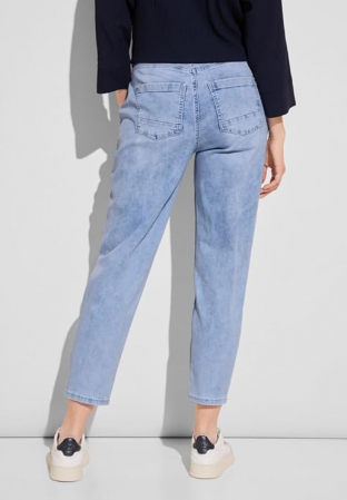 Blugi cu talie inalta pentru femei Street One A377239, albastru, 34W/28L [4]