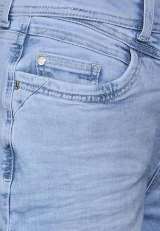 Blugi cu talie inalta pentru femei Street One A377239, albastru, 34W/28L [7]