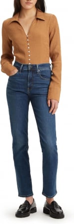 Blugi si Pantaloni femei - Blugi dama cu talie inalta Levi's 724, 28W/28L