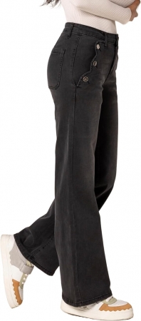 Blugi de damă Nina Carter P195 denim cu talie înaltă, Marimea XS/34 [4]