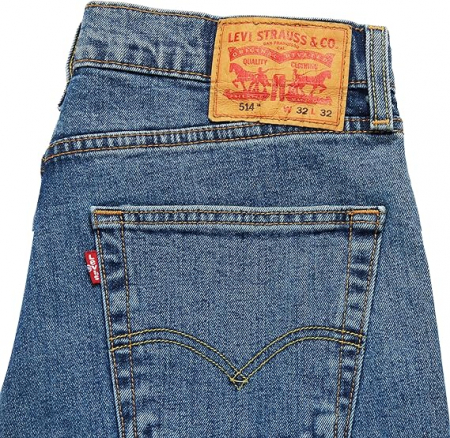 Blugi drepti Levi's Herren 514, Stonewash Stretch, 32/30 [1]
