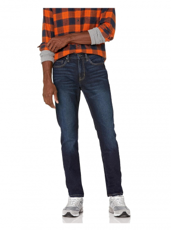 Fashion - Blugi pentru barbati Amazon Essentials, Slim Fit, 33W / 32L