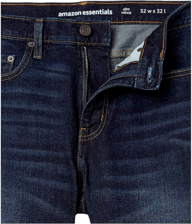 Blugi pentru barbati Amazon Essentials, Slim Fit, 33W / 32L [4]